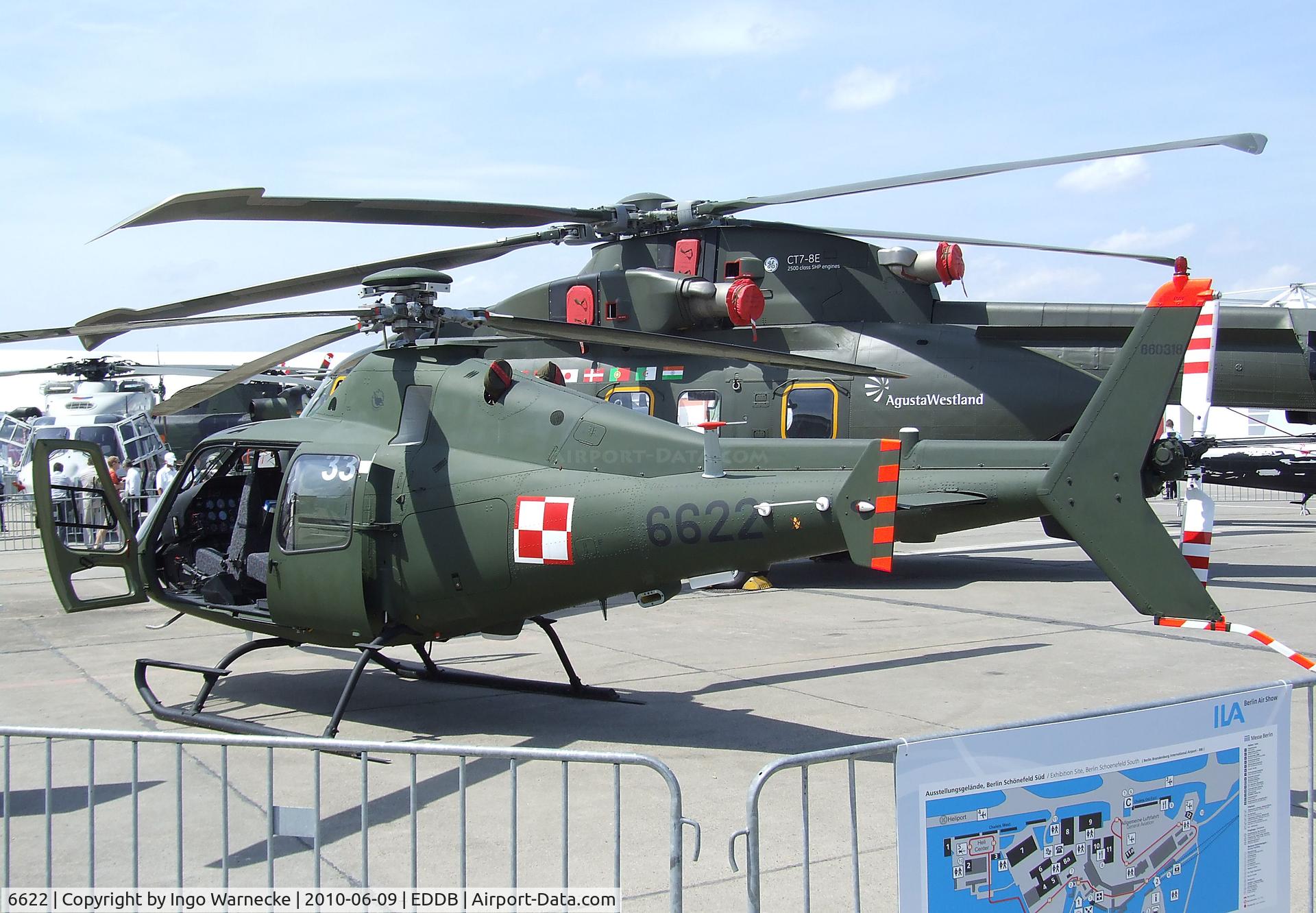6622, PZL-Swidnik SW-4 Puszczyk C/N 660318, PZL-Swidnik SW-4 of the Polish air force at ILA 2010, Berlin