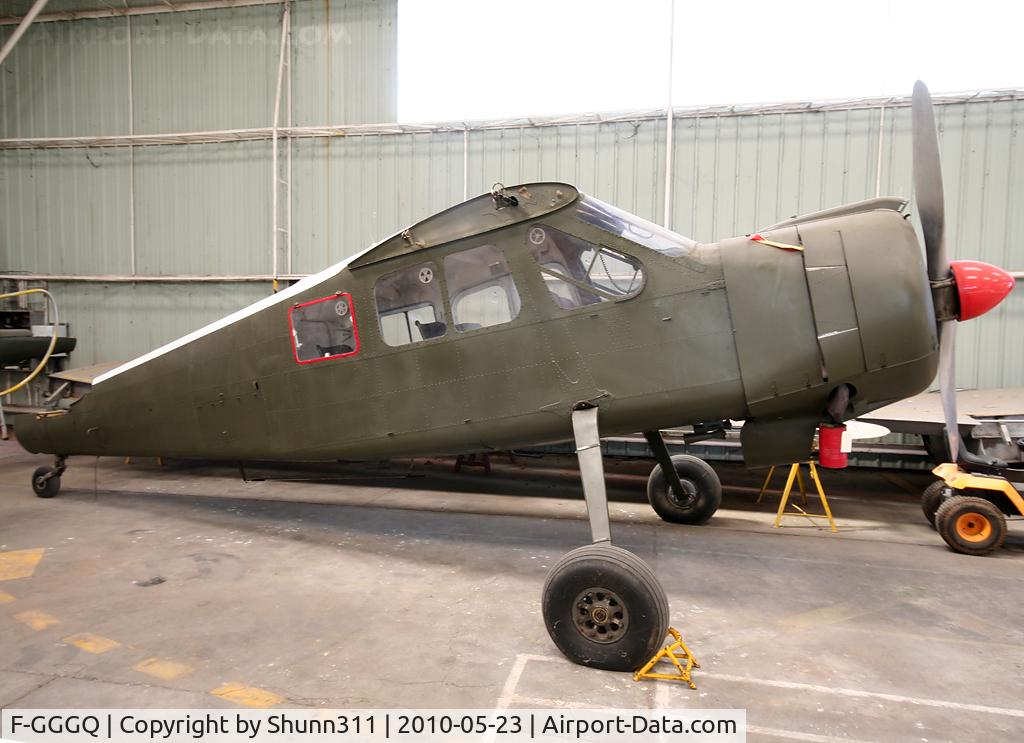 F-GGGQ, Max Holste MH-1521M Broussard C/N 143, Stored Broussard in this new aeronautical Museum near Lyon... S/n 143