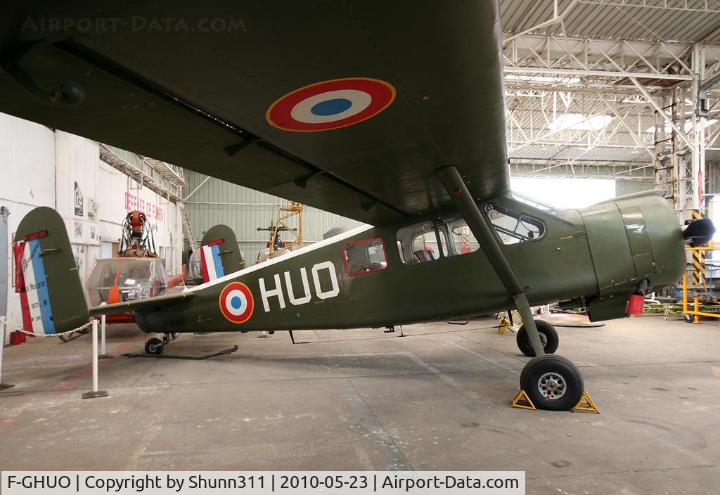 F-GHUO, Max Holste MH-1521C-1 Broussard C/N 299, Preserved Broussard in this small new aeronautical Museum near Lyon...