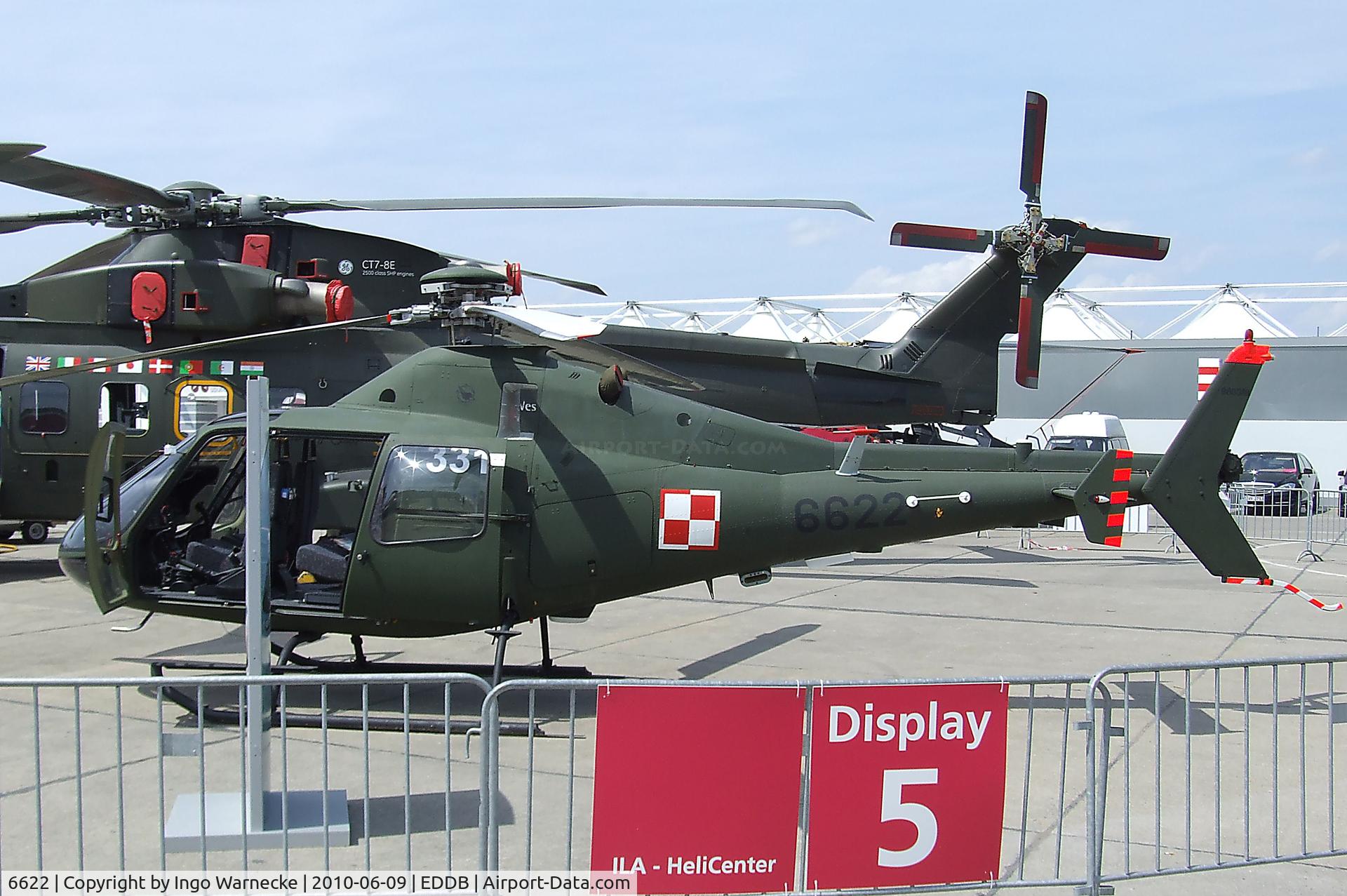 6622, PZL-Swidnik SW-4 Puszczyk C/N 660318, PZL-Swidnik SW-4 of the Polish air force at ILA 2010, Berlin