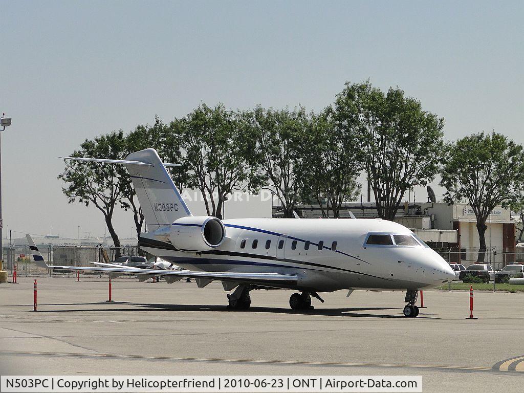 N503PC, 1997 Dassault Falcon 50EX C/N 263, Parked on southside of Ontario