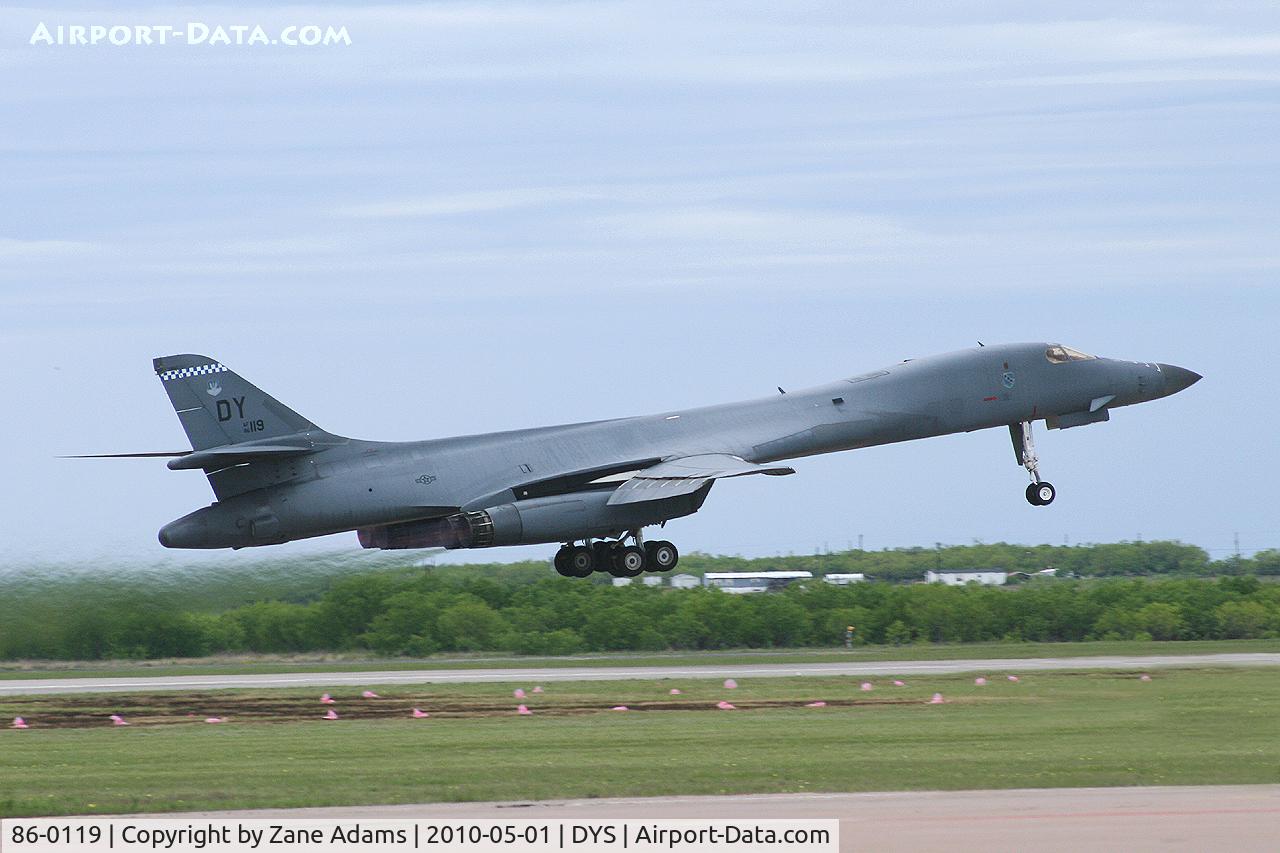 86-0119, 1986 Rockwell B-1B Lancer C/N 79, At the B-1B 25th Anniversary Airshow - Big Country Airfest, Dyess AFB, Abilene, TX