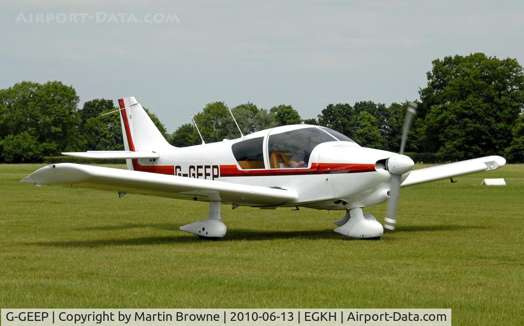 G-GEEP, 1980 Robin R-1180TD Aiglon C/N 266, Shot at EGKH
