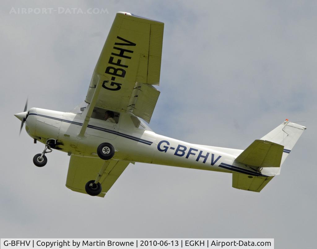 G-BFHV, 1977 Reims F152 C/N 1470, Shot at Headcorn