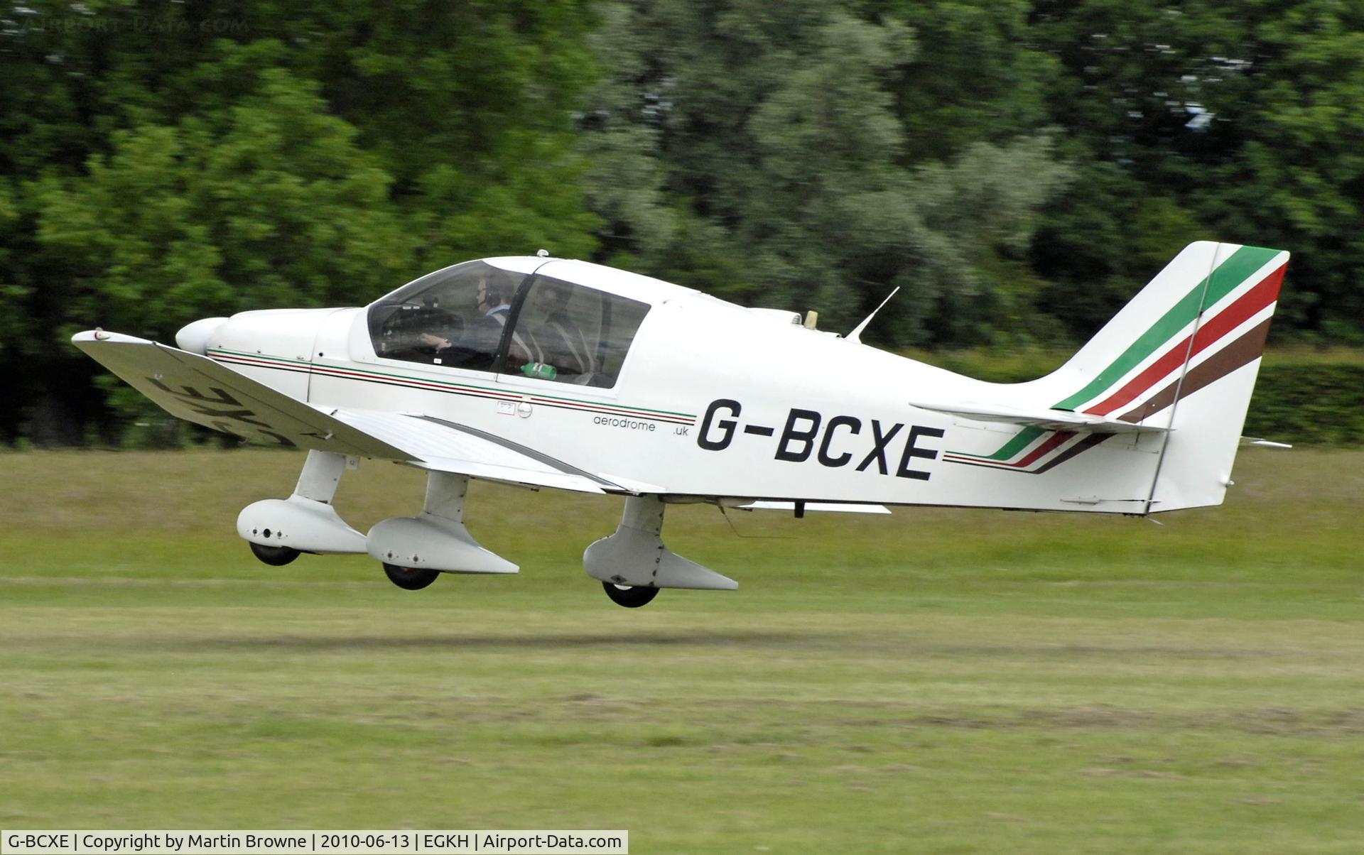 G-BCXE, 1975 Robin DR-400-108  Dauphin 2+2 C/N 1015, shot at Headcorn