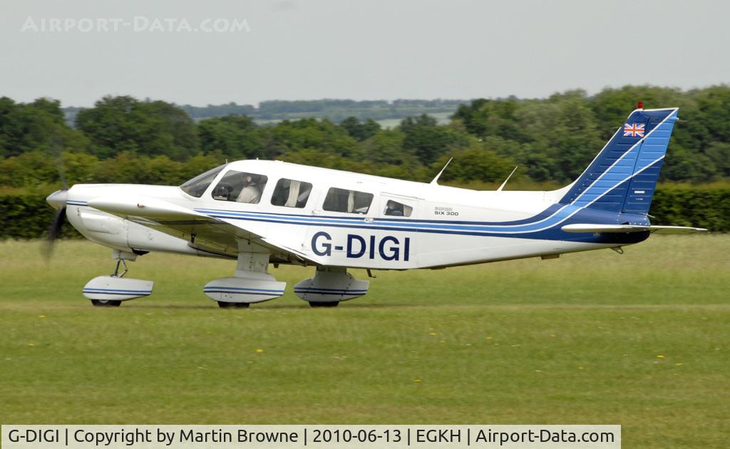 G-DIGI, 1979 Piper PA-32-300 Cherokee Six Cherokee Six C/N 32-7940224, shot at Headcorn