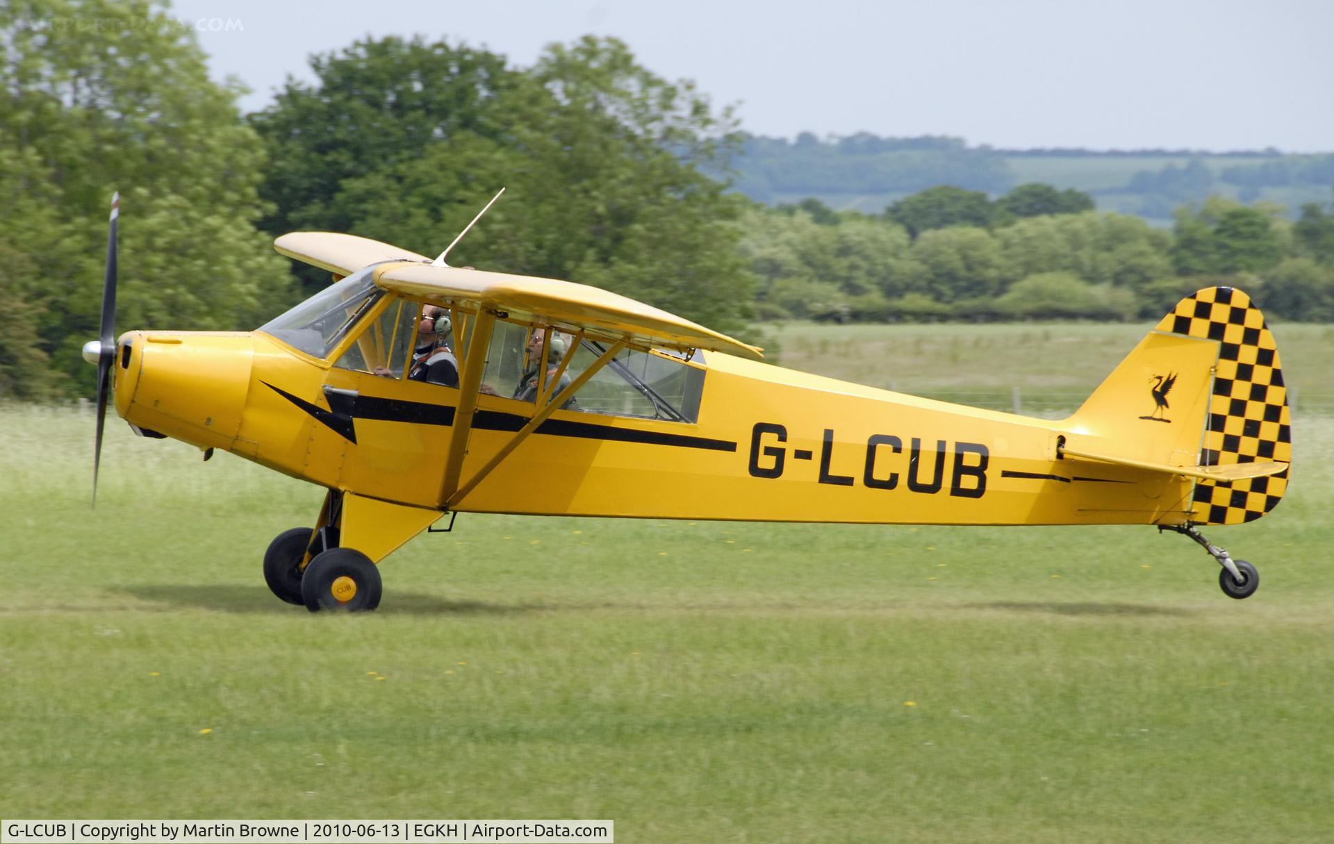 G-LCUB, 1959 Piper L-18C Super Cub (PA-18-95) C/N 18-1631, shot at Headcorn