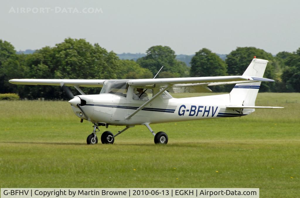 G-BFHV, 1977 Reims F152 C/N 1470, shot at Headcorn