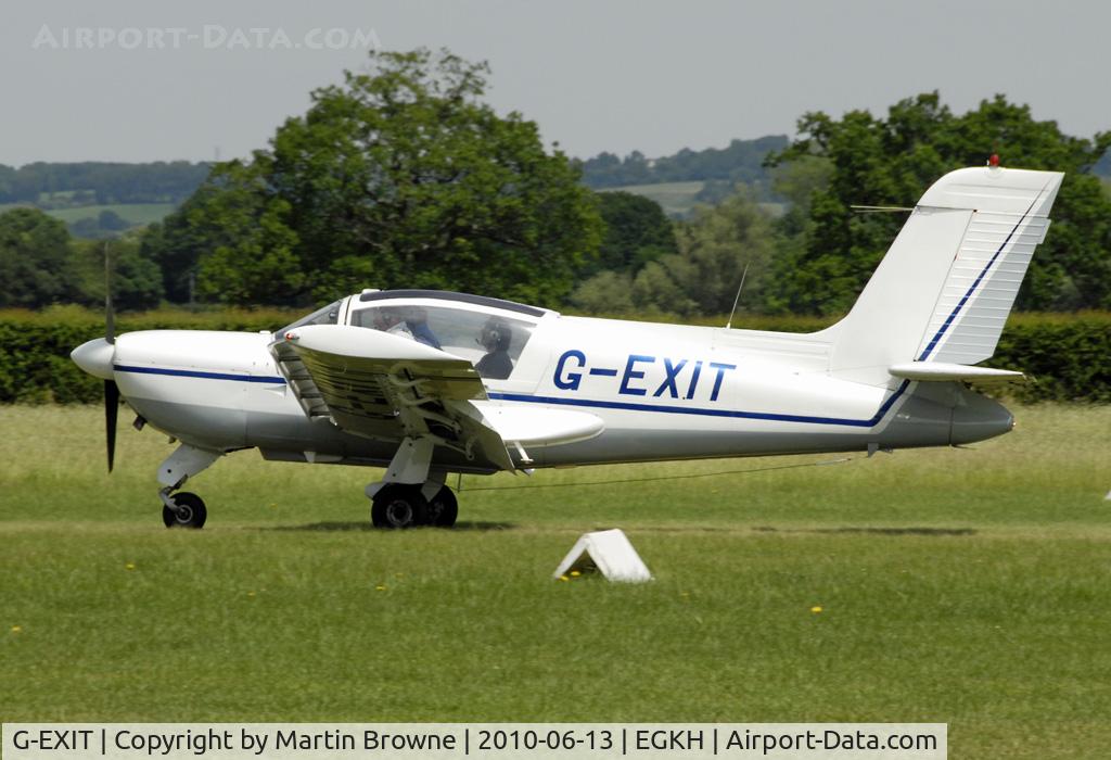 G-EXIT, 1977 Socata MS-893E Rallye 180GT Gaillard C/N 12979, SHOT AT HEADCORN