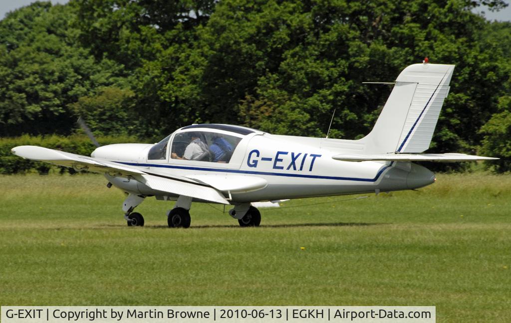 G-EXIT, 1977 Socata MS-893E Rallye 180GT Gaillard C/N 12979, SHOT AT HEADCORN