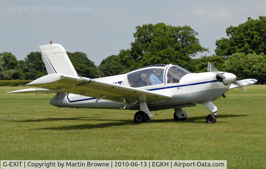 G-EXIT, 1977 Socata MS-893E Rallye 180GT Gaillard C/N 12979, SHOT AT HEADCORN