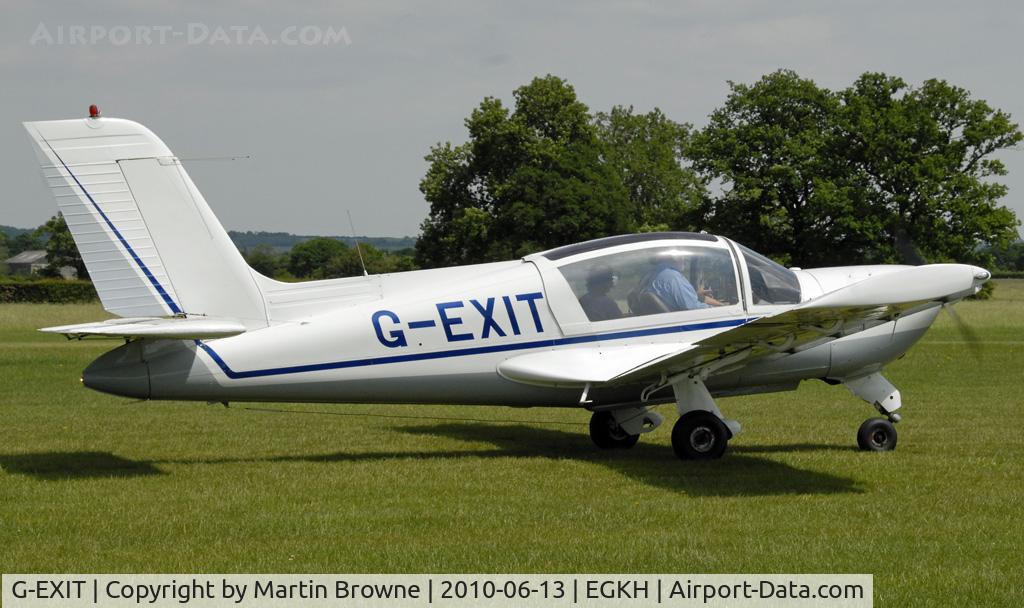 G-EXIT, 1977 Socata MS-893E Rallye 180GT Gaillard C/N 12979, SHOT AT HEADCORN