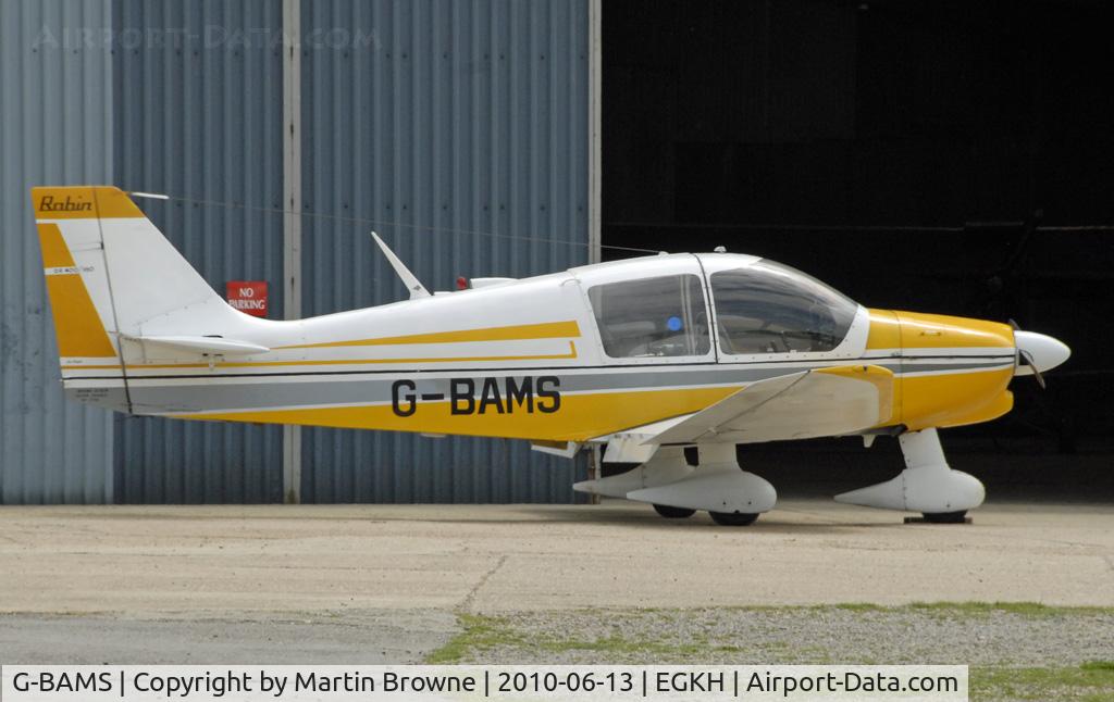 G-BAMS, 1972 Robin DR-400-160 Chevalier C/N 774, SHOT AT HEADCORN