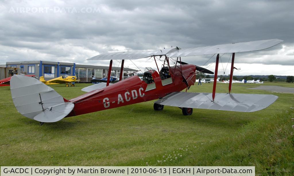 G-ACDC, 1933 De Havilland DH-82A Tiger Moth II C/N 3177, SHOT AT HEADCORN