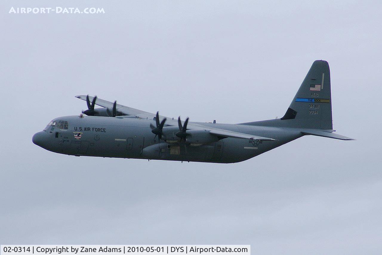 02-0314, Lockheed CC-130J Hercules C/N 382-5545, At the B-1B 25th Anniversary Airshow - Big Country Airfest, Dyess AFB, Abilene, TX