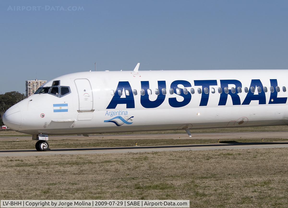 LV-BHH, 1989 McDonnell Douglas MD-83 (DC-9-83) C/N 49741, 