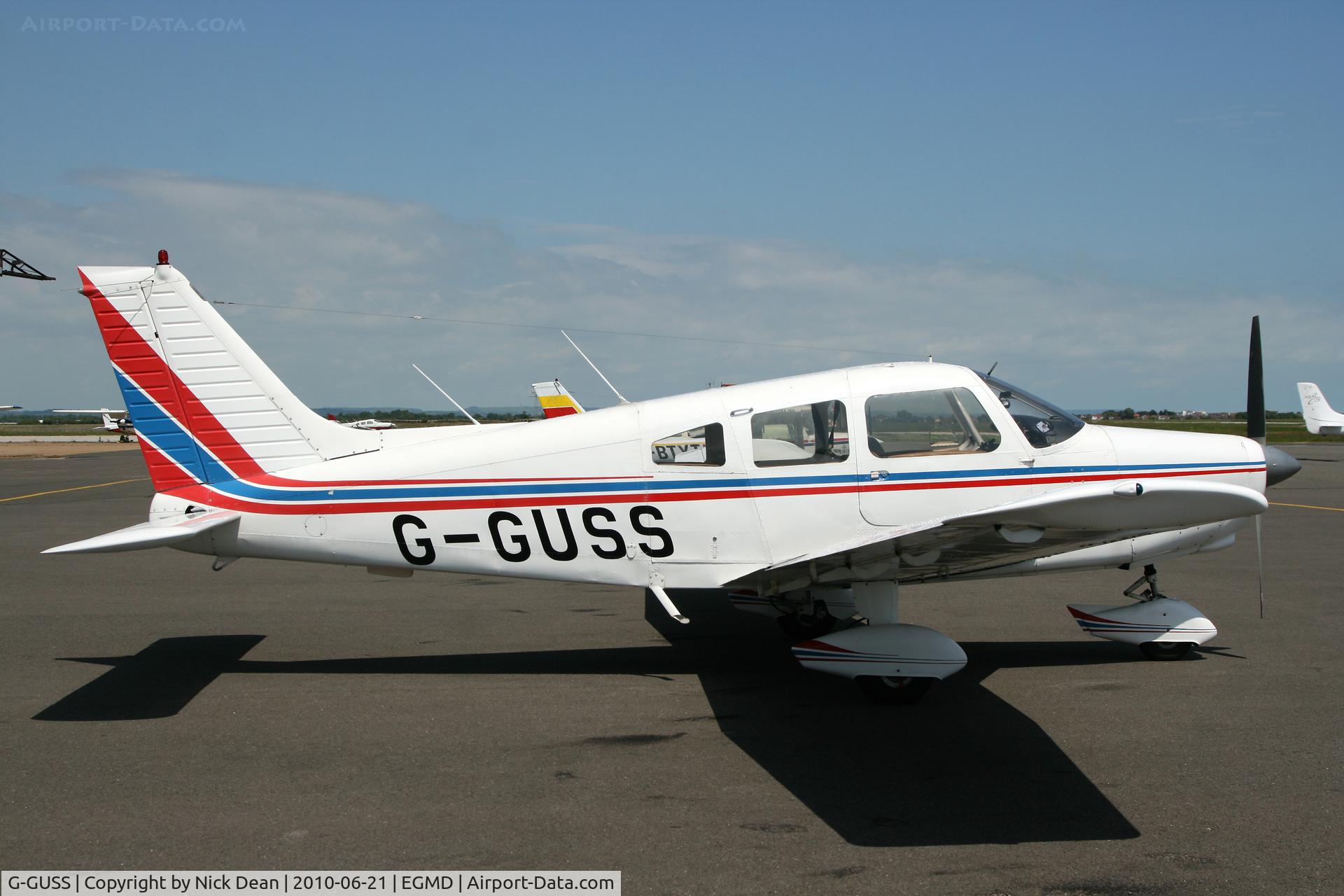 G-GUSS, 1974 Piper PA-28-151 Cherokee Warrior C/N 28-7415497, EGMD