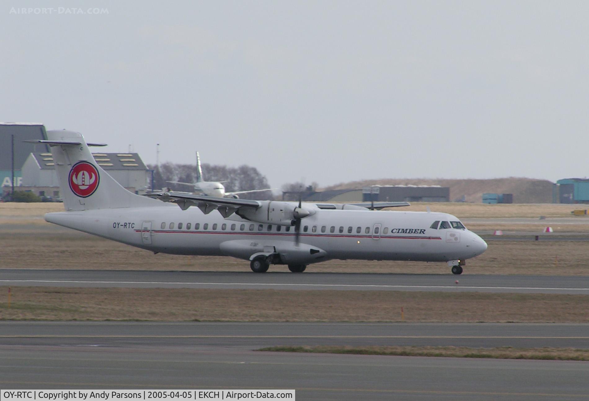 OY-RTC, 1997 ATR 72-202 C/N 508, At Copenhagen