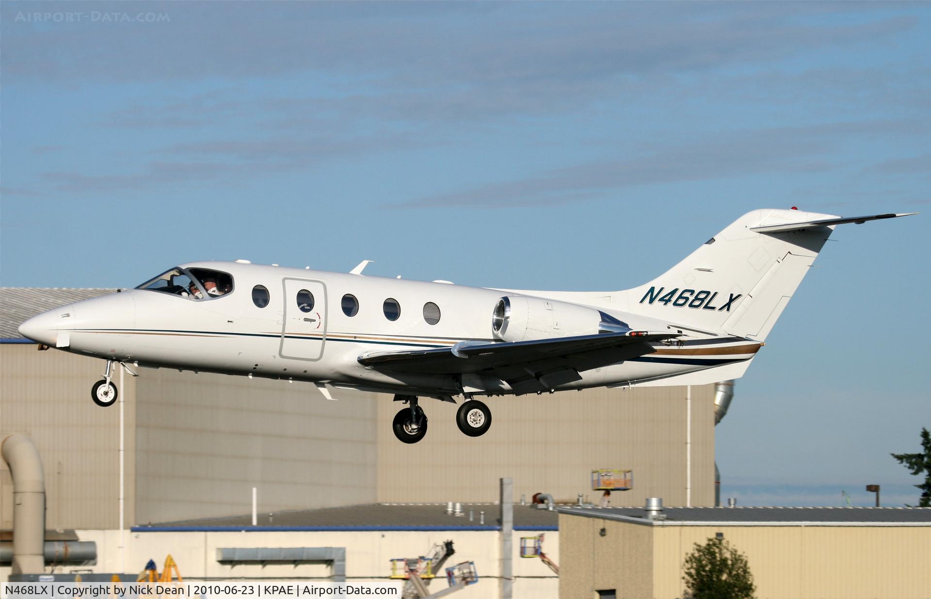 N468LX, Raytheon Aircraft Company 400A C/N RK-468, KPAE