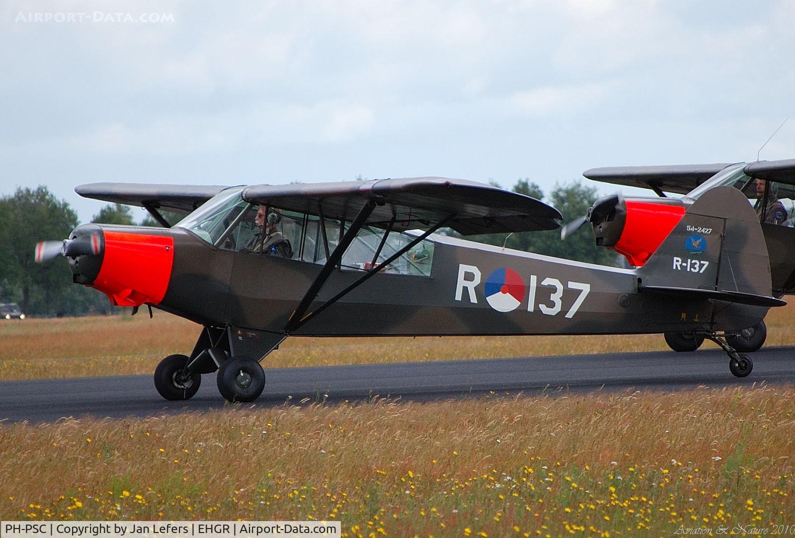 PH-PSC, 1954 Piper L-21B Super Cub (PA-18-135) C/N 18-3827, Dutch History
