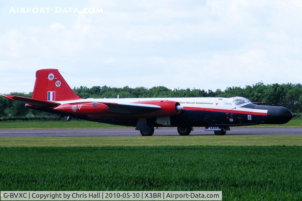 G-BVXC, 1956 English Electric Canberra B(I)8/B.6 Mod C/N EEP71470, wearing its former Royal Aircraft Establishment id WT333