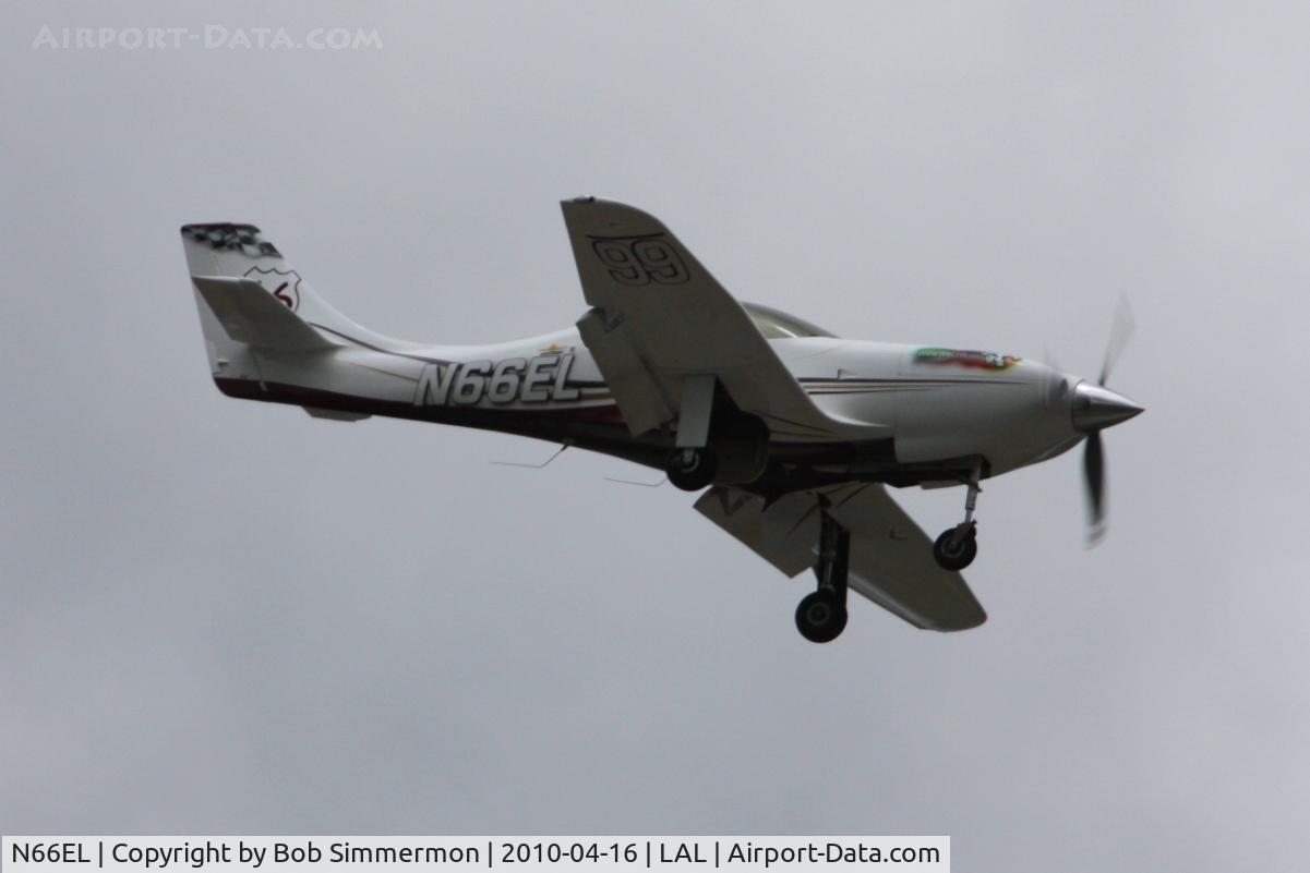 N66EL, 2004 Lancair Legacy C/N L2K-244, Arriving at Lakeland, Florida during Sun N Fun 2010.