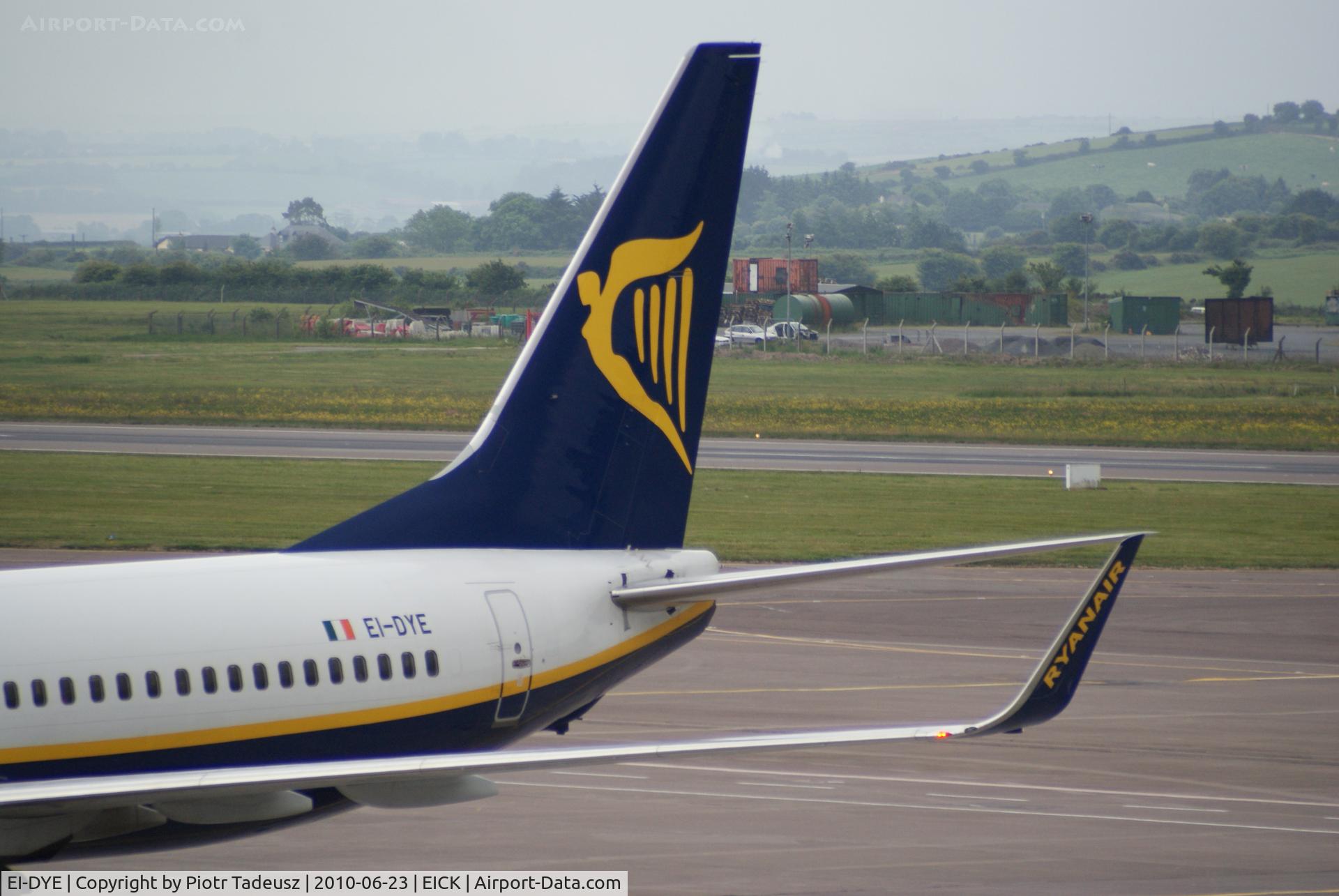 EI-DYE, 2008 Boeing 737-8AS C/N 36568, Tail number