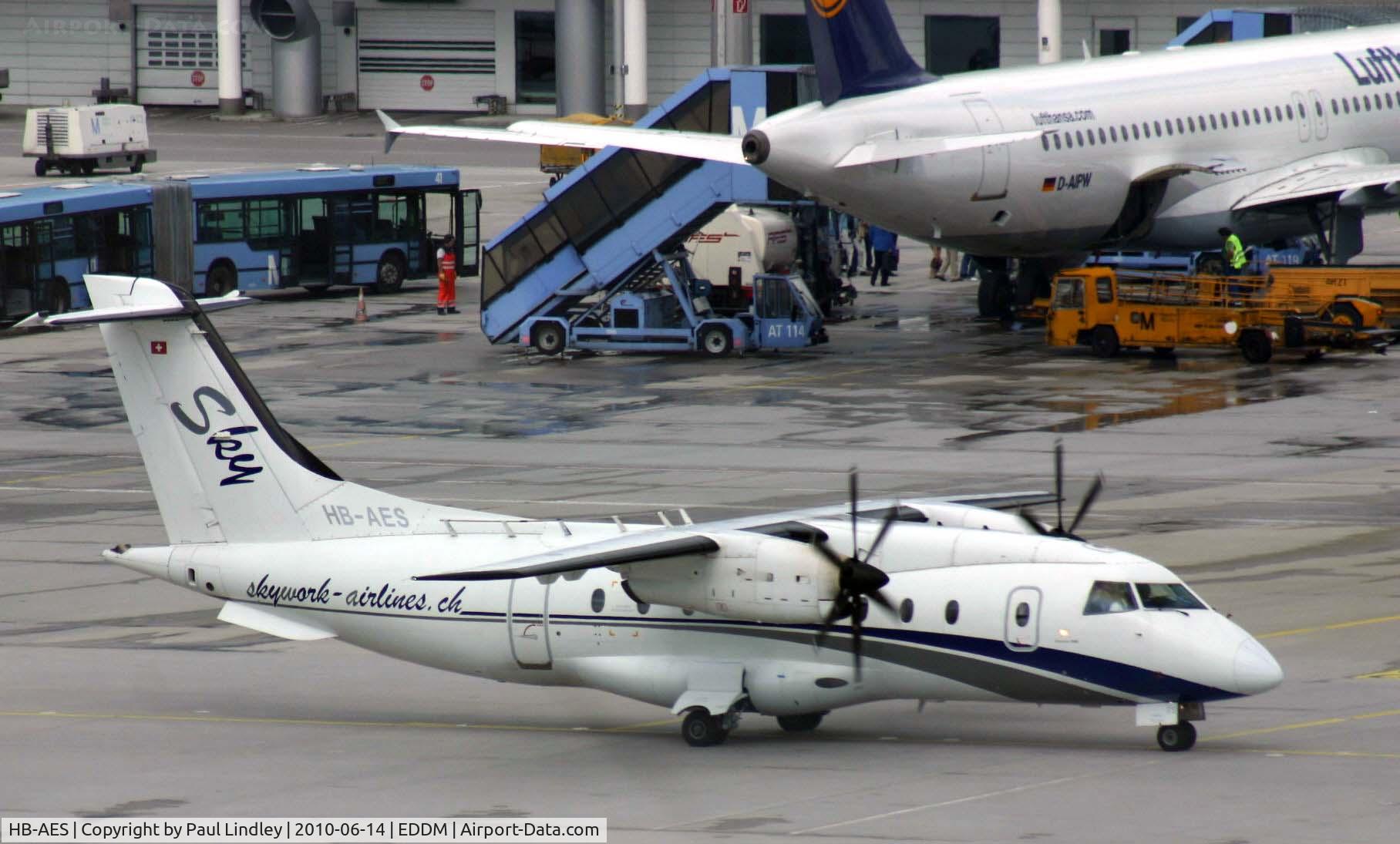 HB-AES, 1995 Dornier 328-110 C/N 3021, Room for me somewhere !