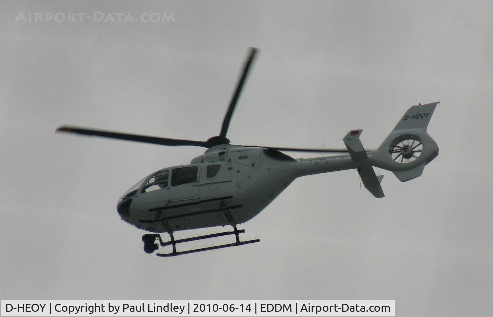 D-HEOY, Eurocopter EC-135T-1 C/N 0035, Overflying Munich Airport