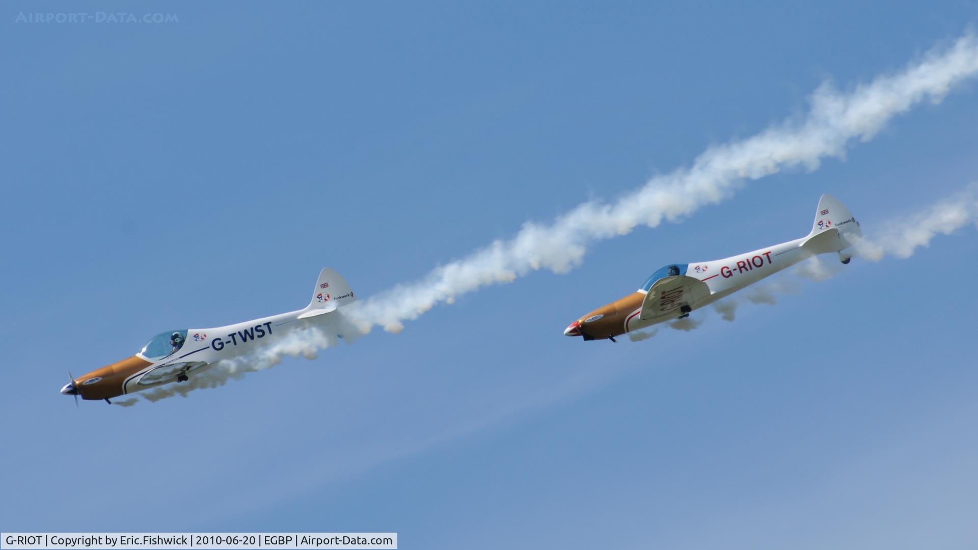 G-RIOT, 2008 Silence Twister C/N PFA 329-14700, G-RIOT and G-TWST at The Cotswold Air Show June 2010