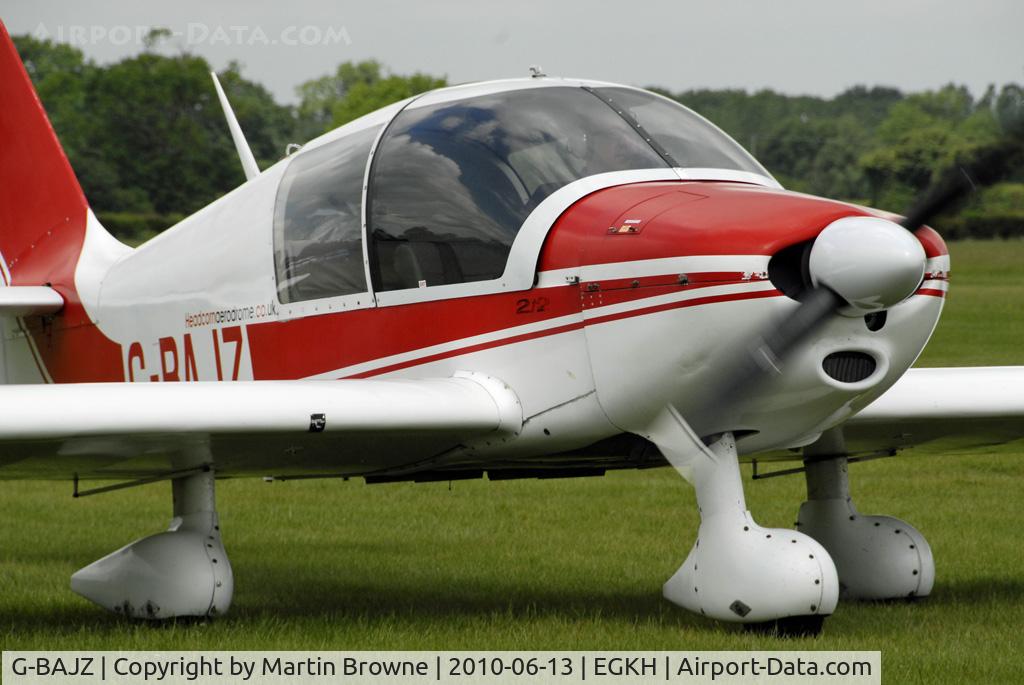 G-BAJZ, 1972 Robin DR-400-108  Dauphin 2+2 C/N 759, CLOSE UP - SHOT AT HEADCORN