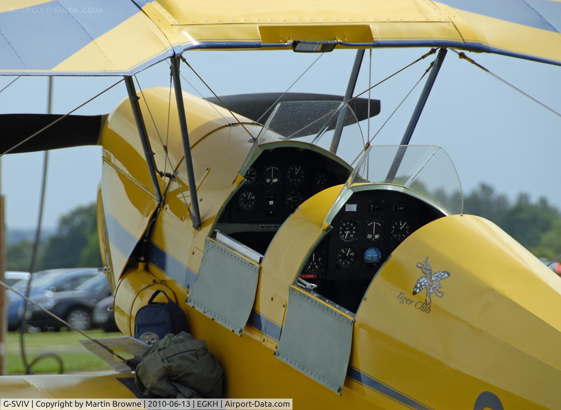 G-SVIV, 1948 Stampe-Vertongen SV-4C C/N 475, CLOSE UP