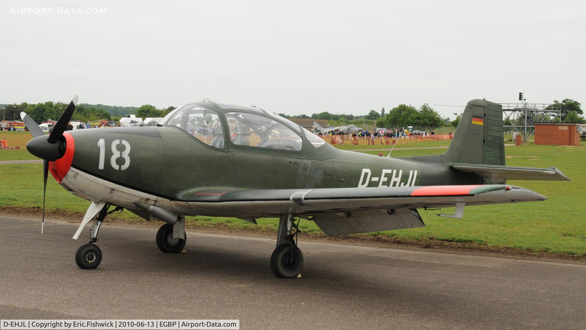 D-EHJL, Focke-Wulf FWP-149D C/N 45, D-EHJL at The Cotswold Air Show June 2010