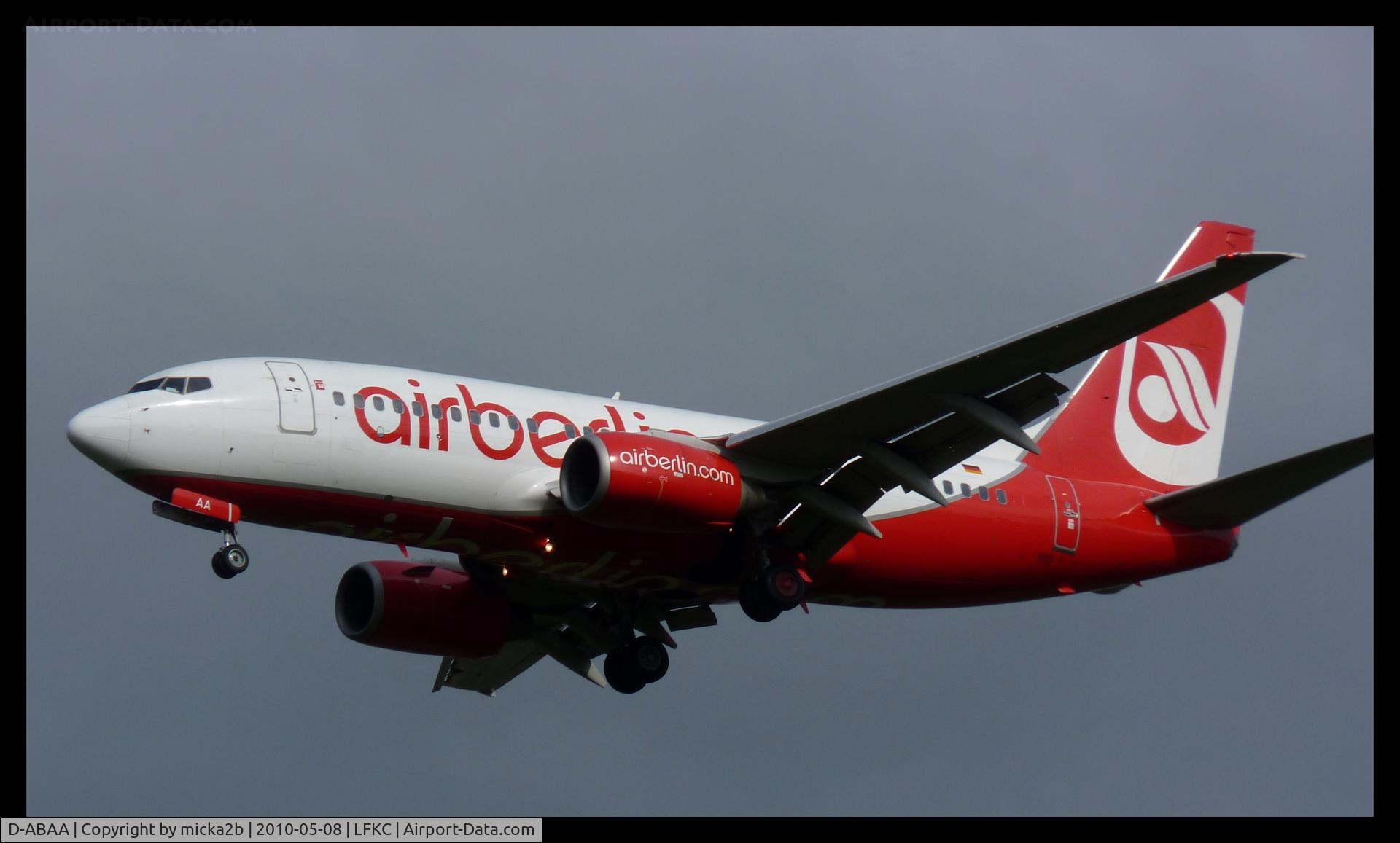 D-ABAA, 2000 Boeing 737-76Q C/N 30271, landing in 36.
