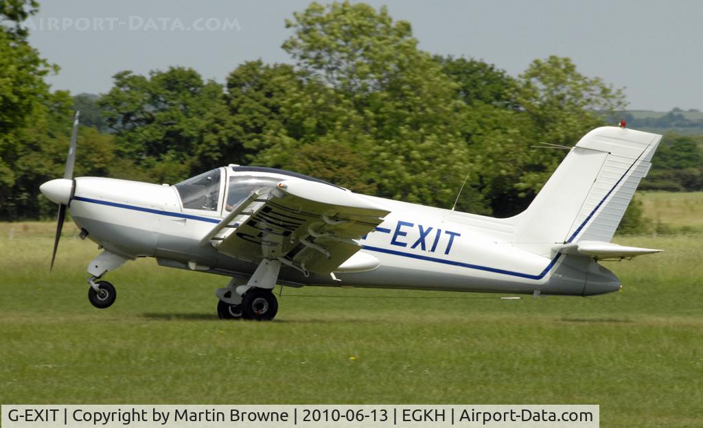 G-EXIT, 1977 Socata MS-893E Rallye 180GT Gaillard C/N 12979, SHOT AT HEADCORN