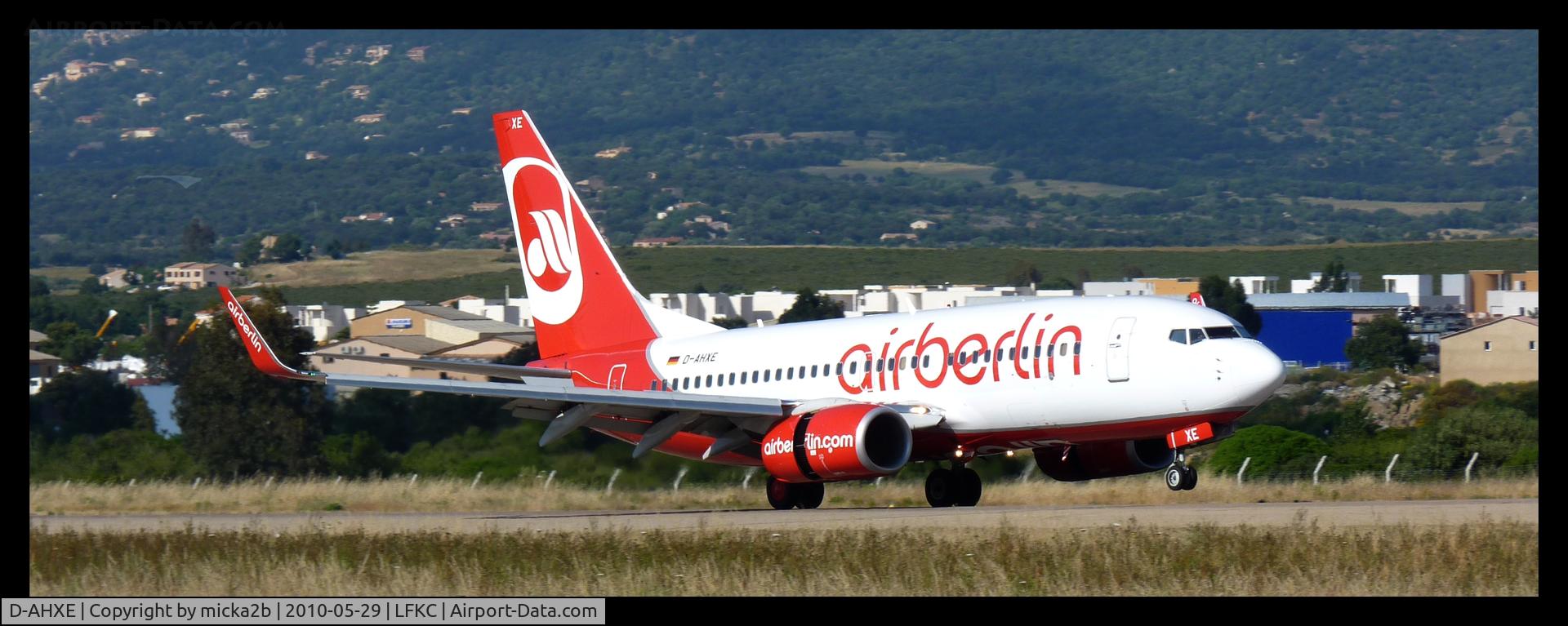 D-AHXE, 2007 Boeing 737-7K5 C/N 35135, Landing in 18.