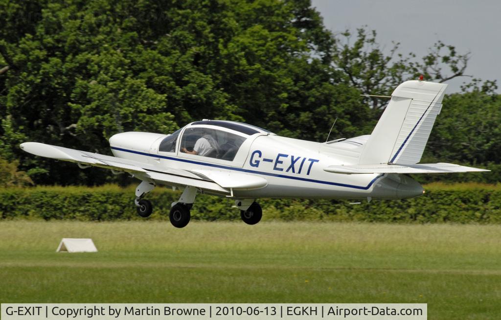 G-EXIT, 1977 Socata MS-893E Rallye 180GT Gaillard C/N 12979, SHOT AT HEADCORN