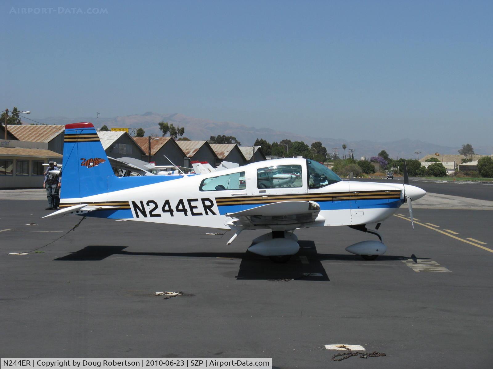 N244ER, 1992 American General AG-5B Tiger C/N 10123, 1992 American General AG-5B TIGER, Lycoming O&VO-360 180 Hp