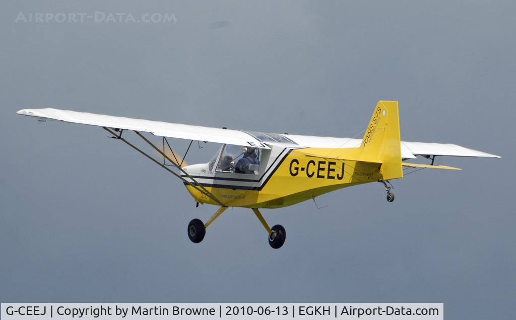 G-CEEJ, 2006 Rans S-7S Courier C/N PFA 218-14557, SHOT AT HEADCORN
