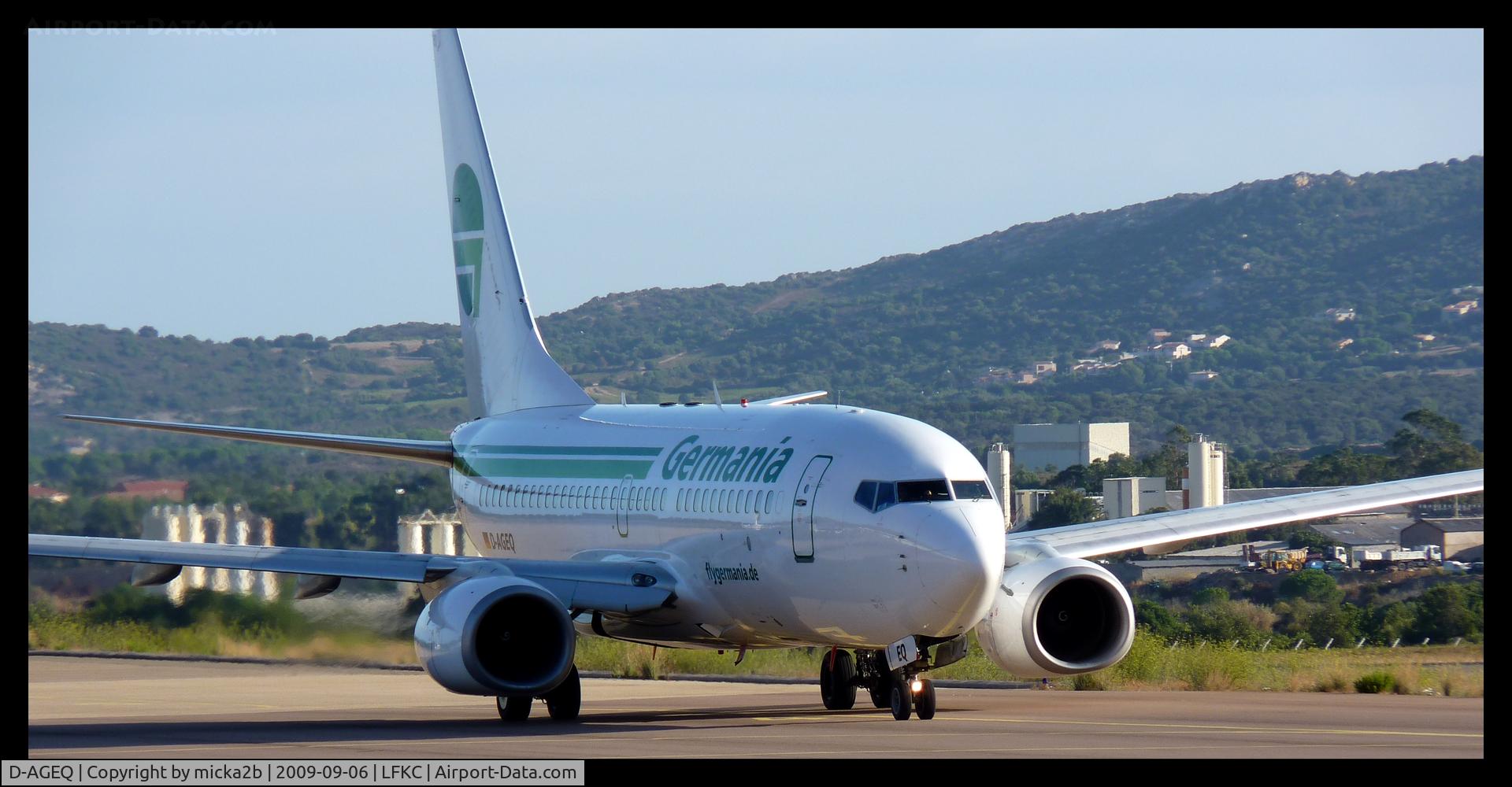 D-AGEQ, 1998 Boeing 737-75B C/N 28103, Departure for 36.