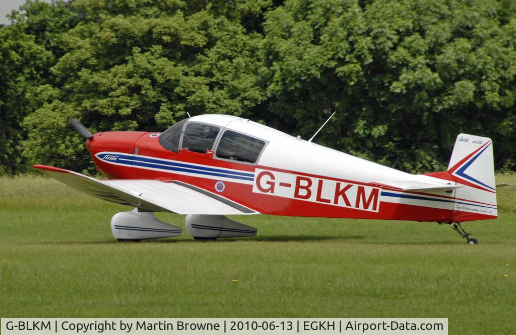 G-BLKM, 1963 CEA Jodel DR-1051 Sicile C/N 519, SHOT AT HEADCORN