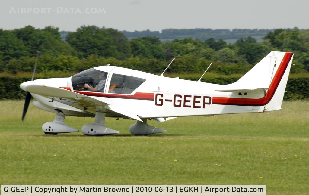 G-GEEP, 1980 Robin R-1180TD Aiglon C/N 266, SHOT AT HEADCORN