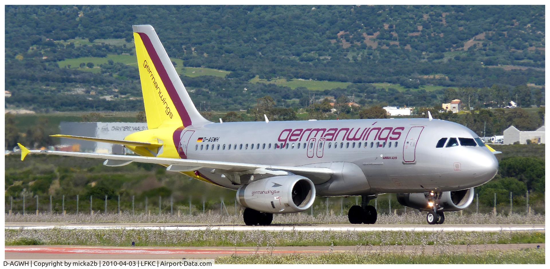 D-AGWH, 2007 Airbus A319-132 C/N 3352, Arrival.