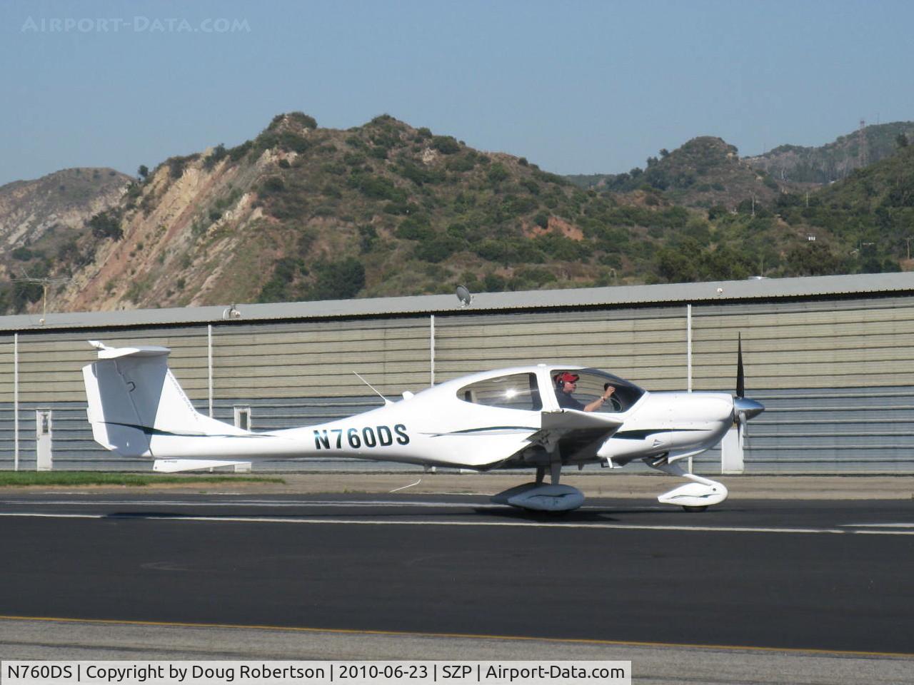 N760DS, 2007 Diamond DA-40 Diamond Star C/N 40.760, 2007 Diamond Aircraft Inds. DA-40 DIAMOND STAR, Lycoming IO-360-M1A+ 180 Hp, Lasar electronic ignition, taking the active
