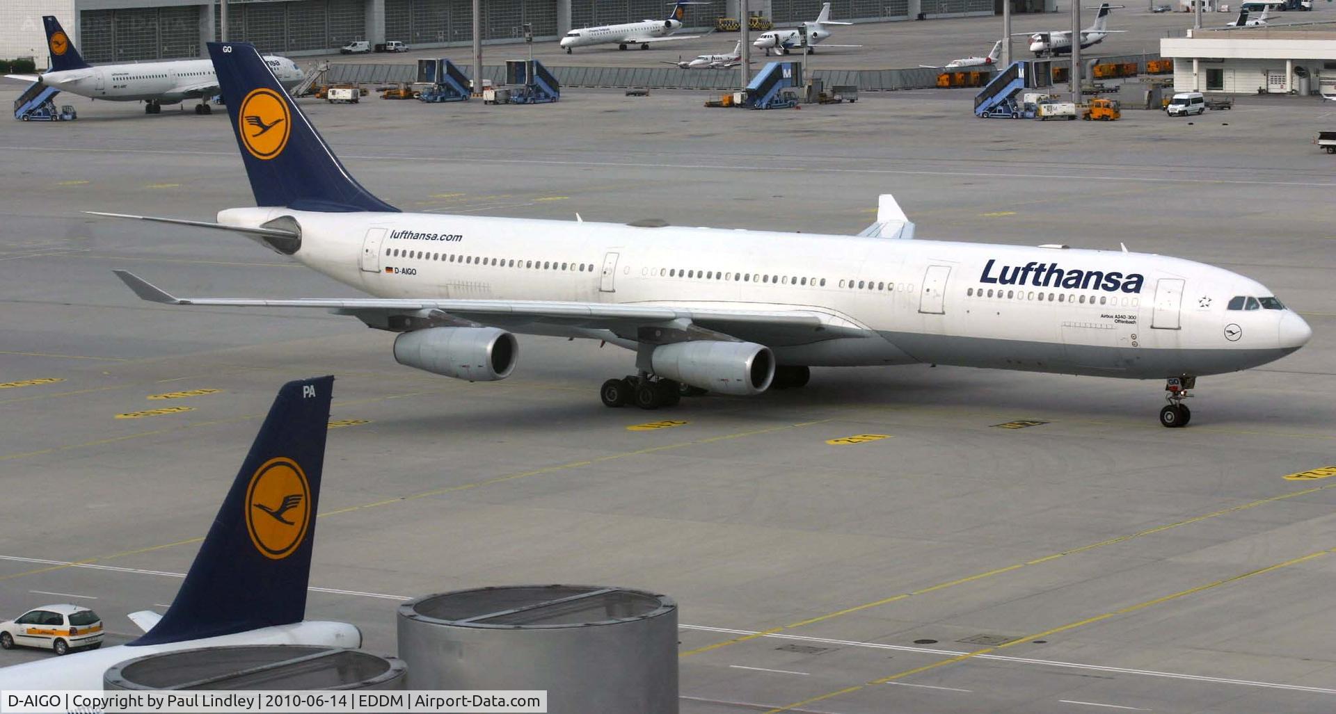 D-AIGO, 1998 Airbus A340-313X C/N 233, Smart looking machine