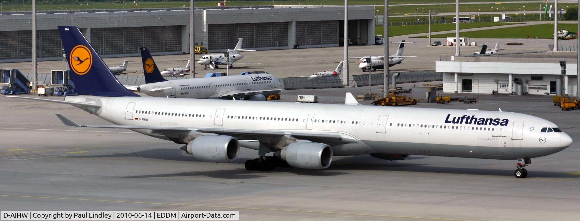 D-AIHW, 2008 Airbus A340-642X C/N 972, Lufty long bus