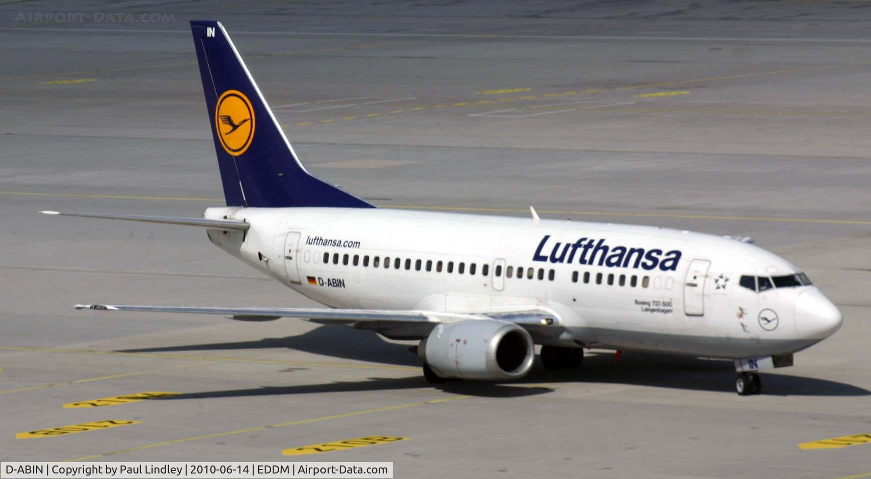 D-ABIN, 1991 Boeing 737-530 C/N 24938, not an Airbus at Munich !