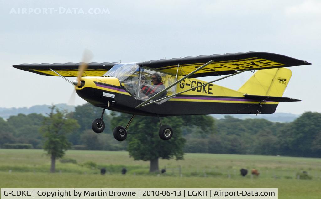 G-CDKE, 2005 Rans S-6ES Coyote II C/N PFA 204-14119, SHOT AT HEADCORN