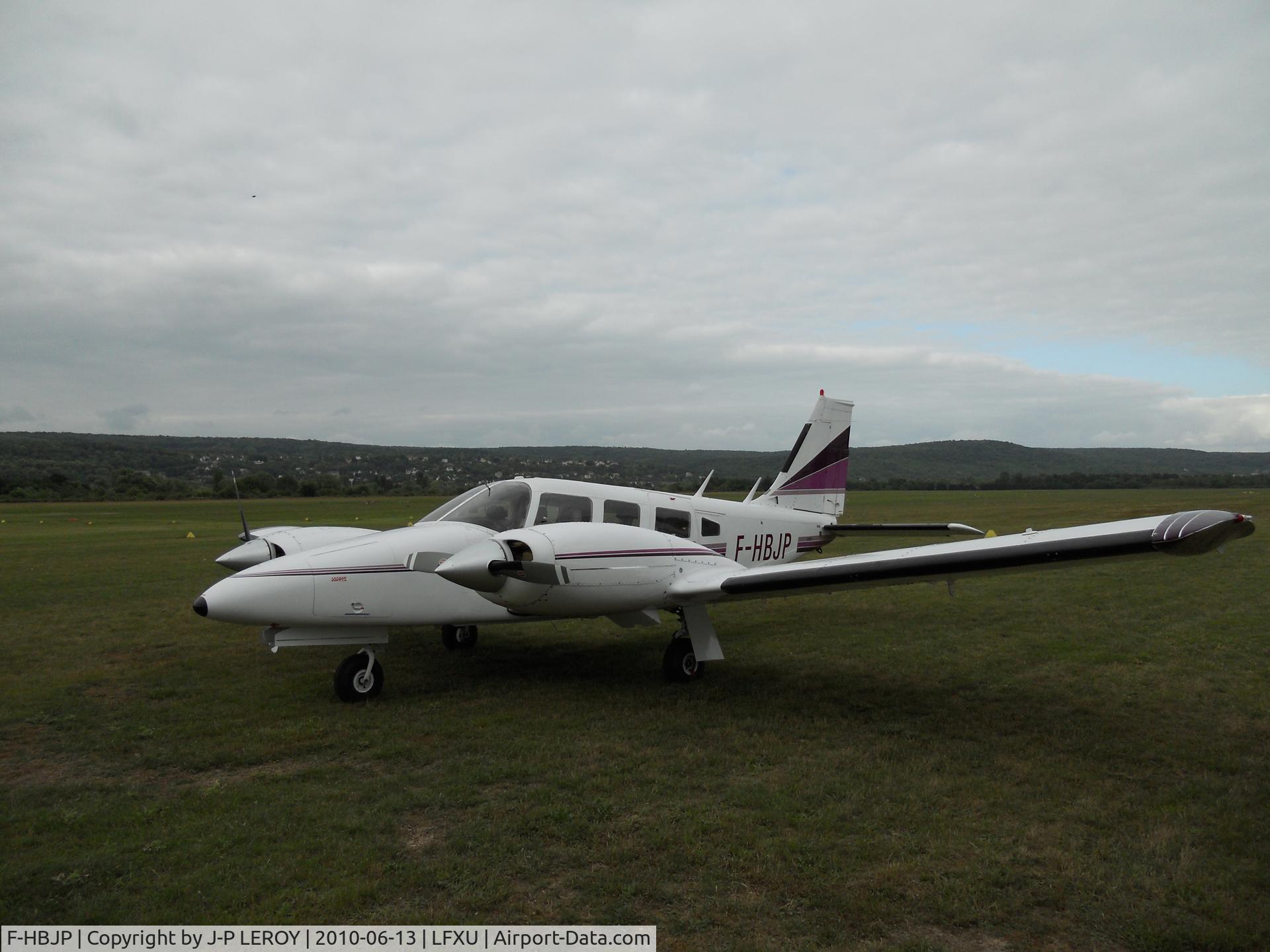 F-HBJP, 1975 Piper PA-34-200T Seneca II C/N 34-7570228, Photo taken after first flight with French Registration
