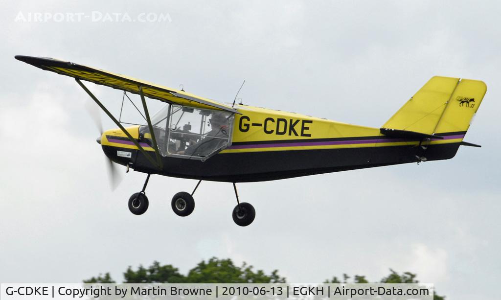 G-CDKE, 2005 Rans S-6ES Coyote II C/N PFA 204-14119, SHOT AT HEADCORN